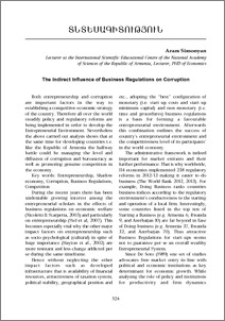 The indirect influence of business regulation on corruption