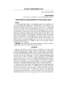 Recoil Effect in Laser Spectroscopy of Alkali Metal Atoms