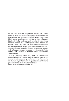 Syriac Narratives on the Ottoman Genocide in Comparative Perspective