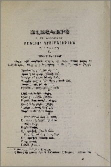 Ալաշկերտ. Բանաւոր գրականութիւն. Ա. Երգեր
