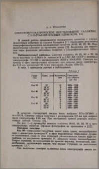 Спектрофотометрическое исследование галактик с ультрафиолетовым избытком. VII