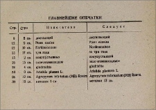 Главнейшие опечатки