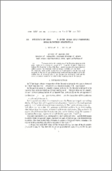 Asymptotics of Brownian integrals and pressure. Bose-Einstein statistics