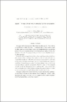 Blaschke structure for a special affine immersion