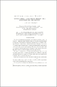 Rational approximation and universality for a quasilinear parabolic equation