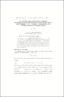 Asymptotic form and infinite product representation of solution of second order initial value problem with a complex parameter and a finite number of turning points