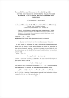 On the convergence of multiple Walsh-Fourier series of functions of bounded generalized variation