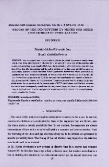 Proofs of the conjectures by Mecke for mixed line-generated tessellations