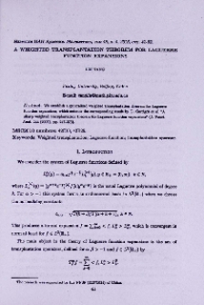 A weighted transplantation theorem for Laguerre function expansions