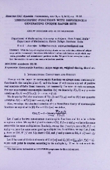 Meromorphic functions with deficiencies generating unique range sets