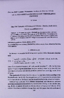 On a non-dissipative Kirchhoff viscoelastic problem