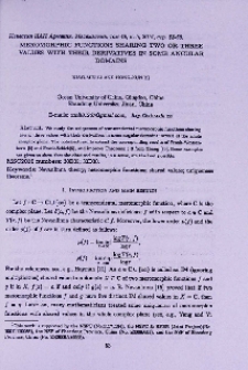 Meromorphic functions sharing two or three values with their derivatives in some angular domains