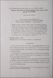 Normal families of meromorphic functions and shared functions