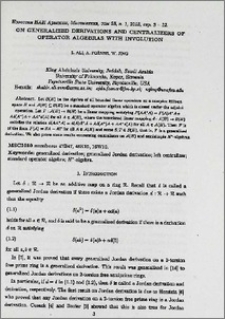 On generalized derivations and centralizers of operator algebras with involution