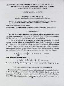 First passage time distribution for linear functions of a random walk