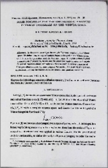 Some formulas for the generalized analytic Feynman integrals on the Wiener space