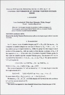 Uniform convergence of double Vilenkin-Fourier series