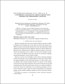 A difference analogue of Cartan's second main theorem for meromorphic mappings