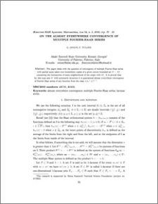 On the almost everywhere convergence of multiple Fourier-Haar series