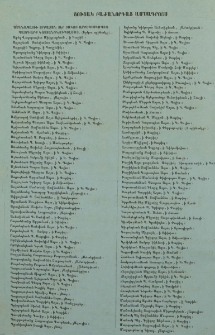 Ցուցակ բաժանորդաց ամսագրոյս