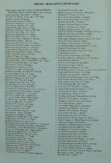 Ցուցակ բաժանորդաց ամսագրոյս