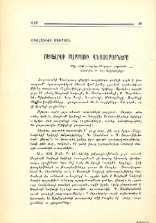 Թիֆլիսի բարբառի վնասարարները