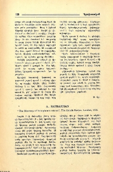 A. Safrastian "The Itinerary of Xenophon's retreat". The Asiatic Review, London, 1934