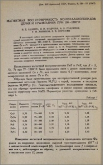 Магнитная восприимчивость монохалькогенидов церия и празеодима при 100-1300⁰ К