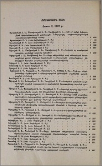 Հեղինակային ցանկ։ Հատոր 7, 1972 թ.