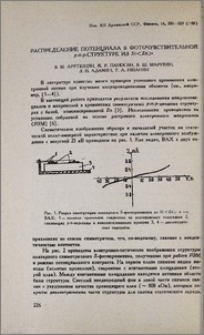 Распределение потенциала в фоточувствительной p-n-p-структуре из Si < Zn >