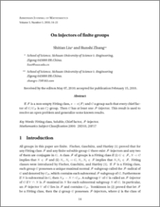 On injectors of finite groups