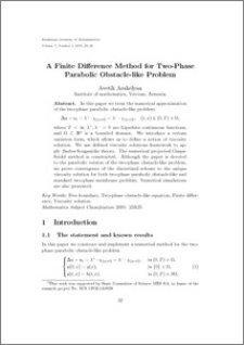 A Finite Difference Method for Two-Phase Parabolic Obstacle-like Problem