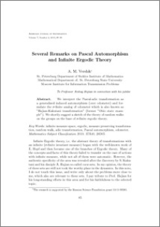 Several Remarks on Pascal Automorphism and Infinite Ergodic Theory