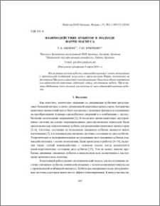 Взаимодействие кубитов в подходе Фарри–Магнуса