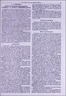 Notes of Arenaria Brachypetala (Grossh.) T. N. Popova (Caryophyllaceae)