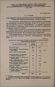 Нарушения гемодинамики при различных аномалиях развития межпредсердной перегородки