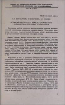 Морфометрия сердца крысы: организация интрамиокардиальных капилляров