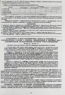 Аутоантитела к мозг- специфичным белкам и дофамин -β-монооксигеназе в крови у больных шизофренией и здоровых лиц с положительной наследственной историей этого заболевания
