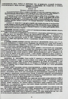Зависимость веса гонад и жировых тел от возраста особей партеногенетического вида Darevskia armeniaca и динамика их развития в период вителлогенеза