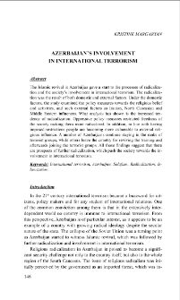Azerbaijan’s Involvement in International Terrorism