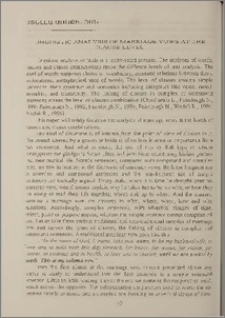 Linguistic analysis of marriage vows at the clause level