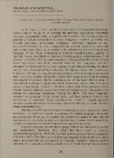Conceptualization of "Fear" in English and Armenian