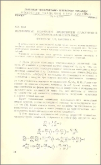 Нелинейные колебания проводящей пластинки в продольном магнитном поле