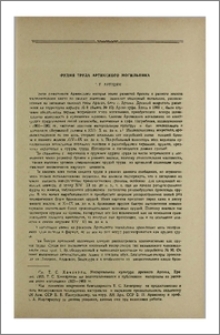 Орудия труда Артикского могильника