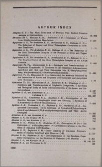 Author index