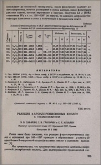 Реакция β-ароилпропионовых кислот с тиомочевиной