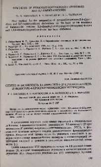 Синтез и активность 2,5-диметил-1-(2'-пропионилокси-2'-фенэтил)-4-пропиониланилинопиперидина