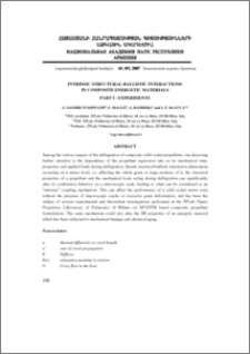 Intrinsic structural-ballistic interactions in composite energetic materials. Part I – Experiments
