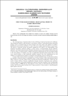 Structure-based synthesis – from natural products to drug prototypes