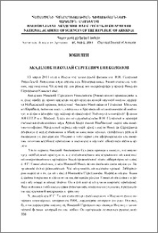 Академик Николай Сергеевич Ениколопов